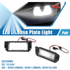 Hyundai White LED License Plate Light Assembly 2 x 2835SMD