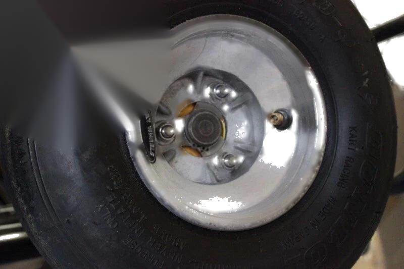 Rotax TKM Cadet 2 x Nyloc Flange Wheel Nuts