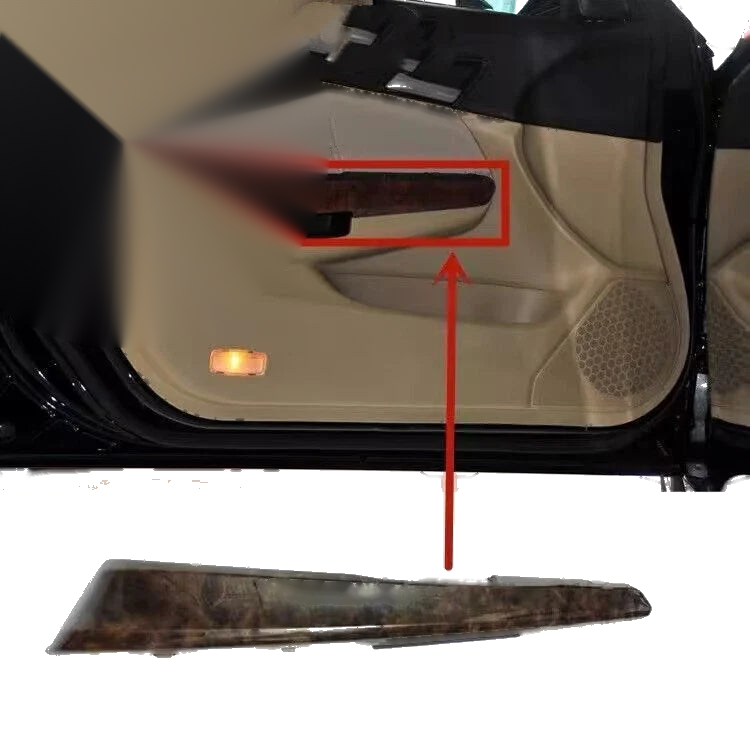 Honda Accord Crosstour Wood Armrest Door Panel Cover Trim (2008–2013)