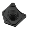 Harley Dyna, Softail, Fat Boy 1pc Black Solenoid Cover (2000-2023)