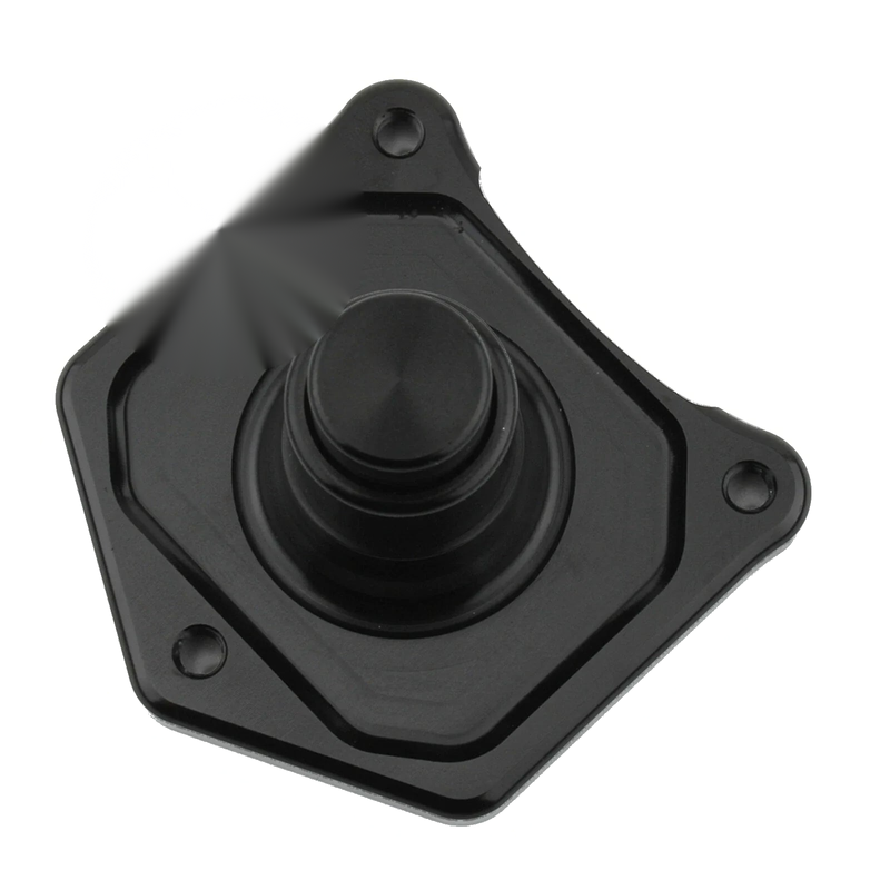 Harley Dyna, Softail, Fat Boy 1pc Black Solenoid Cover (2000-2023)