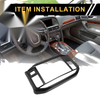 Ford F-150 (2021-2024) Black 1 Set GPS Panel Sticker Cover