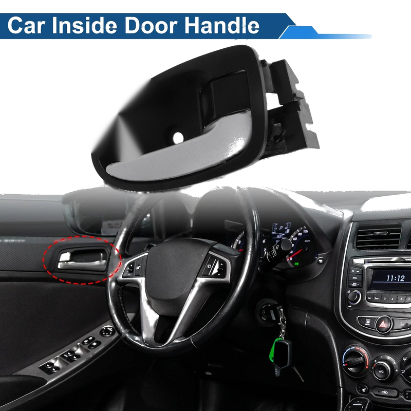Toyota Yaris (2008-2013) Black Chrome Front Driver Side Door Handle