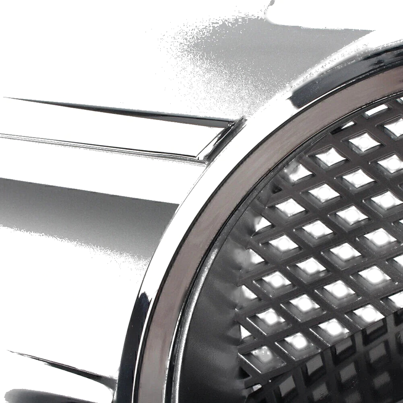 Mercedes Benz R170 W170 SLK Class Silver 3-PIN Upper Front Grill (1998-2004)