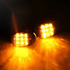 Universal Models 2 x Motorcycle Flush Mount Amber LED Turn Signal Lights