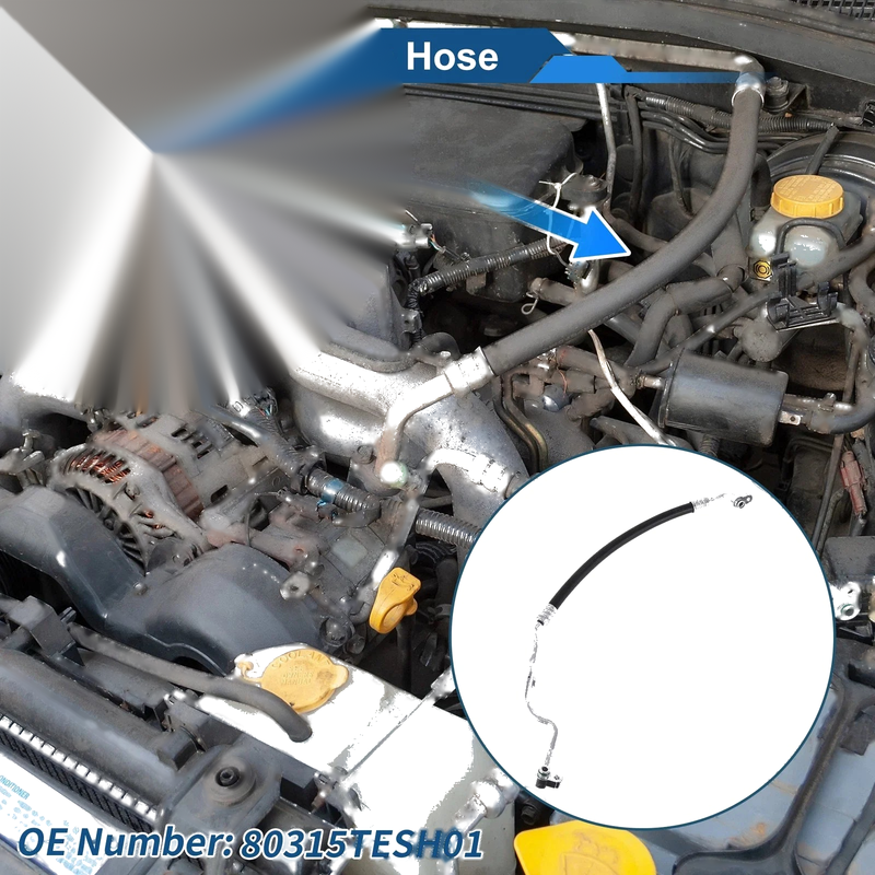 Honda Civic A/C Refrigerant Liquid Hose (2016)