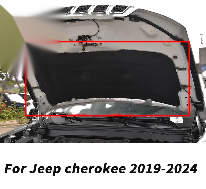 Jeep Cherokee Front Engine Hood Insulation Pad Heat Shield (2019–2024)