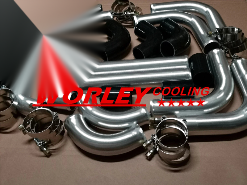 NSW 2.5" Aluminum Intercooler 2 x Turbo Piping Kits (2020-2023)