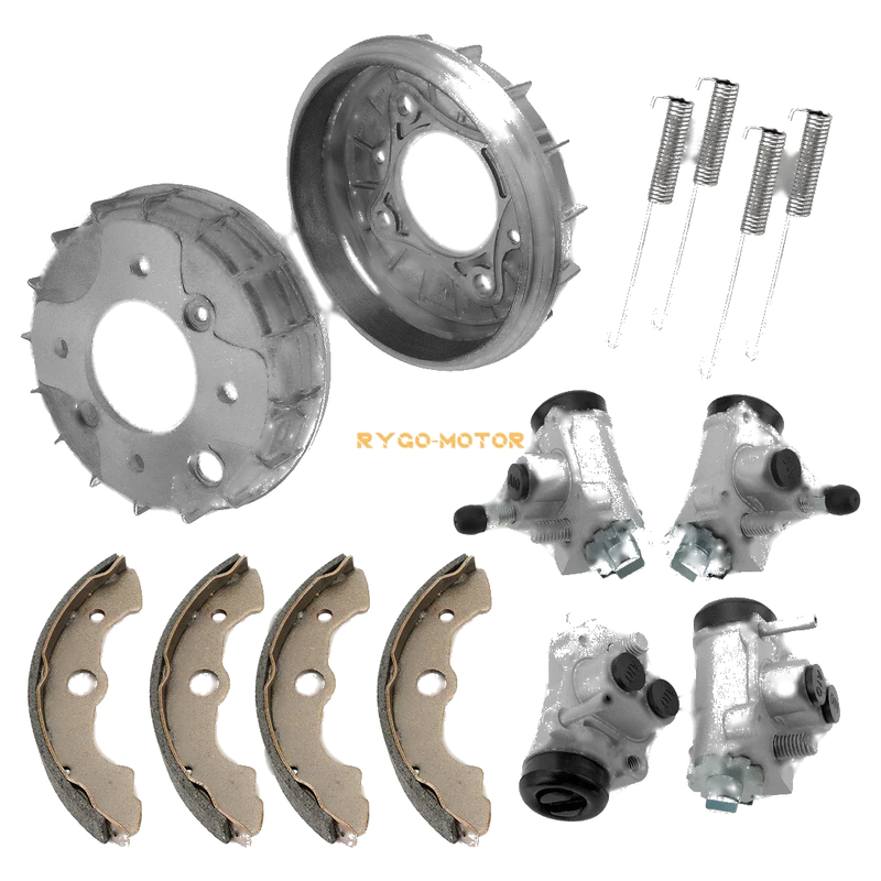 Honda Rincon Front Brake Drum with 4 Wheel Cylinders (2003–2005)