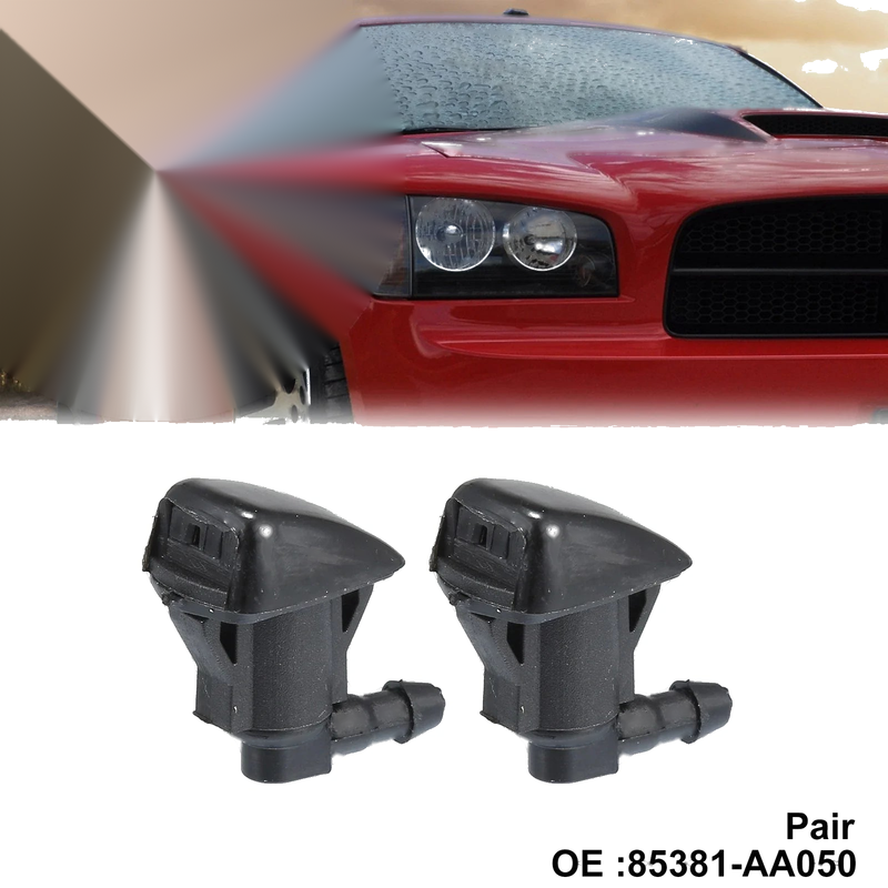 Toyota Solara 1 Pair Front Windshield Washer Nozzles (2004–2008)