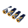 Instrument Panel 10 x T5 7SMD Yellow LED Dash Light Bulbs (Fits Various)