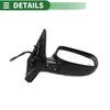 Toyota Corolla Right Side Door Mirror Gloss Black (2009-2013)