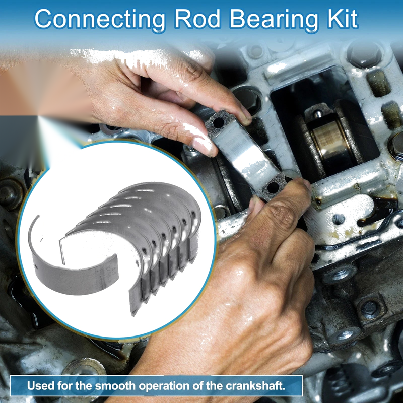 Nissan Altima (2002-2004) - 8 Pcs Metal Connecting Rod Bearing Set
