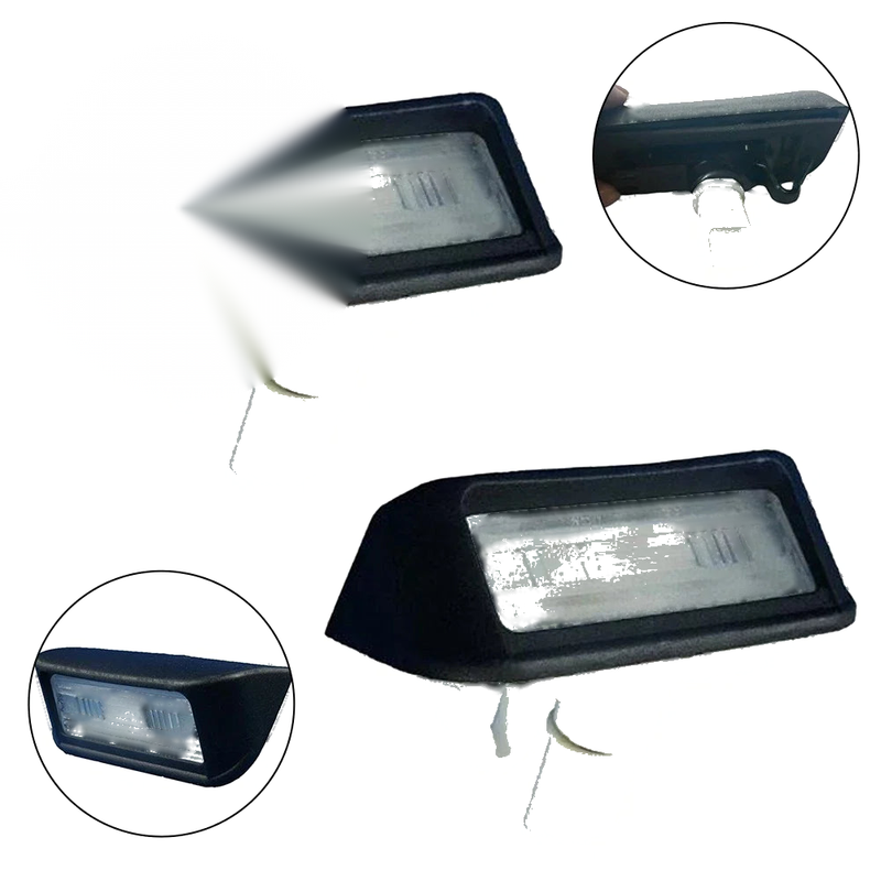Berlingo Partner License Plate Lamp Set 2Pcs (2008–2018)