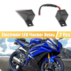 Motorcycle Turn Signal LED Flasher Relay / 2 x 2 Pins 12V Electronic
