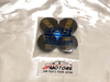 Cars Center Caps 56mm 4 pcs Genuine Emblem Black Gold 3D Logo