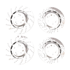 Mercedes W222 S63 AMG S65 AMG 4Pcs Front-Rear Brake Rotors (2014–2020)