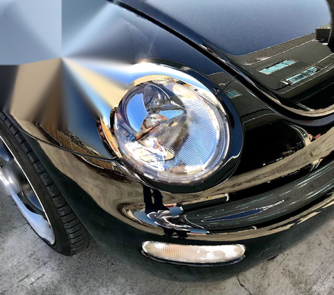 Volkswagen New Beetle Eyeline Trim Headlight Covers (1999-2005)