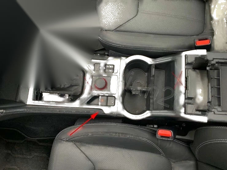 Subaru Forester Inner Gear Shift Knob Holder Cover Trim (2019-2023)