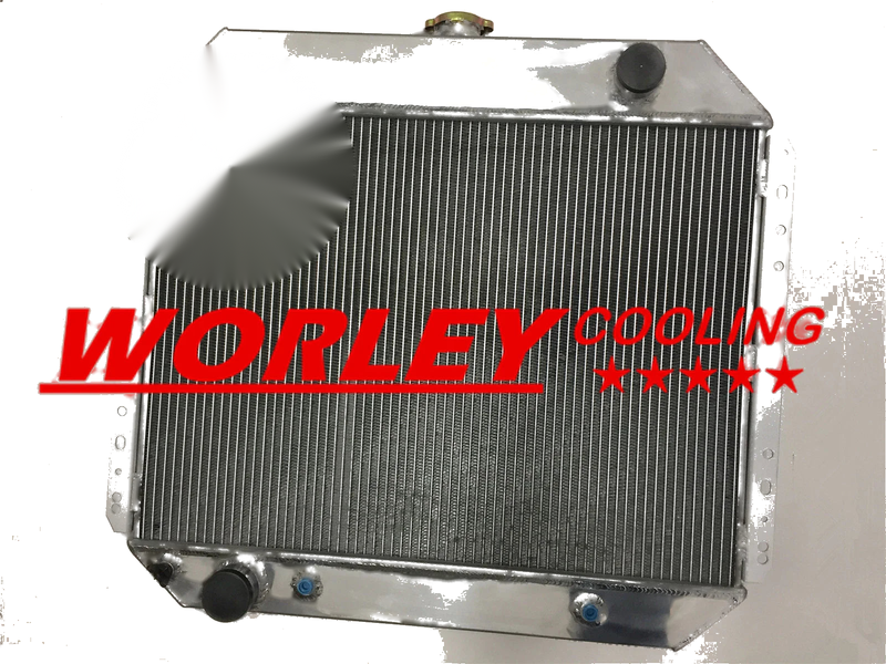 Ford F100 F250 F350 Bronco V8 NSW 3 Row Aluminum Radiator (1967-1981)