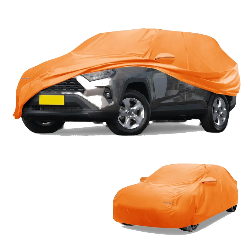 Toyota RAV4 Car Cover Orange Cotton with Zipper