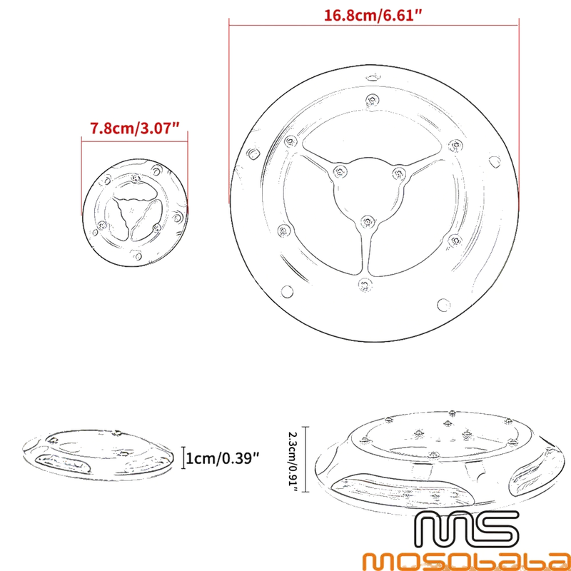 Harley Street Glide, Ultra Classic, Road Glide Engine Timing Cover (2006-2023)