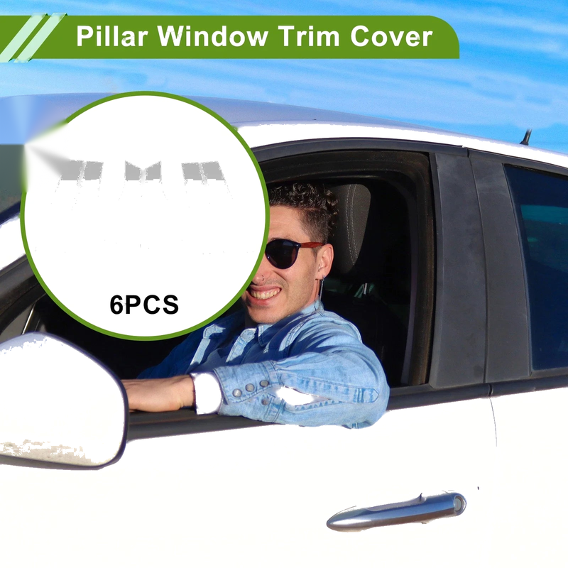 Chevy Blazer Silver Tone 6 x Pillar Window Trim (2019-2024)