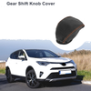 Toyota RAV4 (2019-2024) Pebbled Black Brown 1 Pc Gear Shift Knob Cover