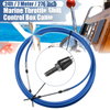 Yamaha Blue 1pcs 24ft 276 Inch Marine Shift Remote Control Box Cable