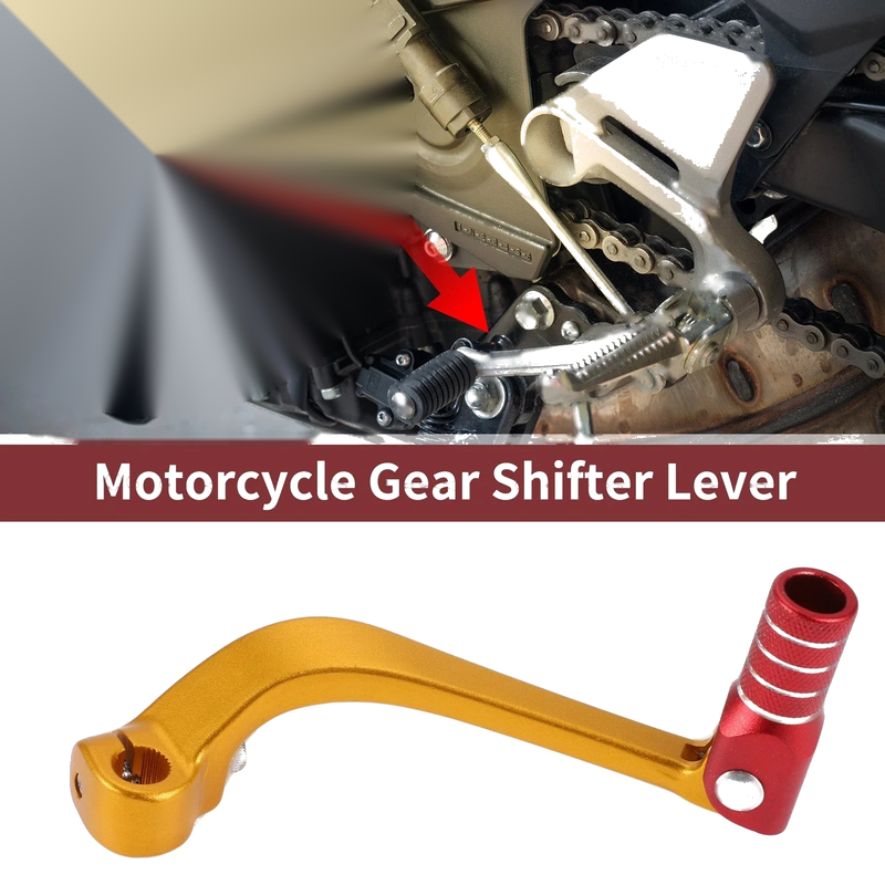 Honda CRF110F (2013-2018) Gold Red Folding Motorcycle Gear Shifter Lever