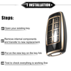 Hyundai G80 GV80 8 Button TPU Black Keyless Smart Key Fob Case (2021-2023)
