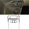 Mitsubishi Lancer Carbon Fiber Central Console Panel Cover Trim (2008-2013)