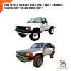 Toyota Hilux 4Runner Front Door Glass Belt Weatherstrip (LN56-LN60)