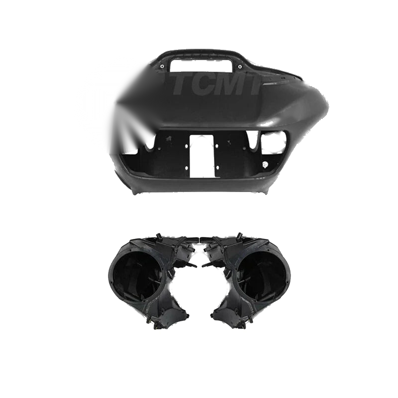 Harley Road Glide Matte Black Speaker Covers (2015-2023)