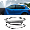 Porsche Macan Gloss Black Window Strip Seal Belt Trims (2014-2025)
