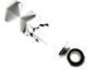 Kawasaki SR650 340mm JBS Chrome Rear Shock Absorbers