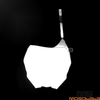 Yamaha YZ 125 250 250F 450F WR250F WR450F White Front Number Plate
