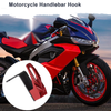 Motorcycle Square Aluminum Alloy Motorcycle Hanging Hook / 1 x Red 83mm Length