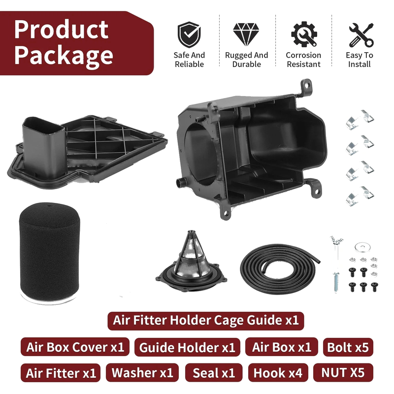 Yamaha YFZ450X Air Filter Box Lid & Hook & Bolt Kit (2008)