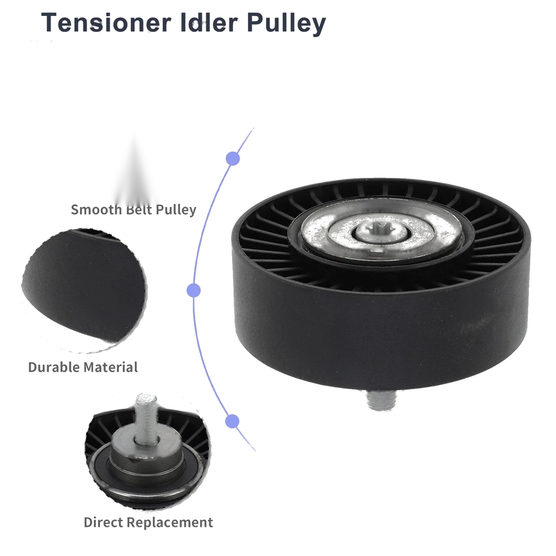 BMW Series 3 (2008-2012) - 1 Pcs Black Drive Belt Idler Pulley