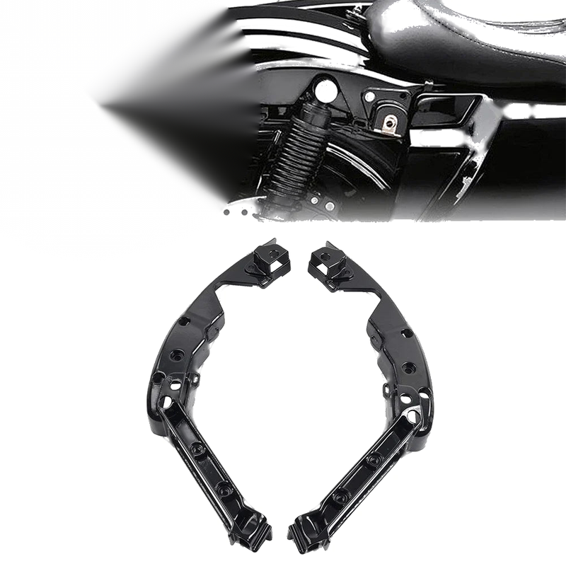 Harley Touring CVO Street Road Glide Black Rear Fender Support Bracket (14-25)