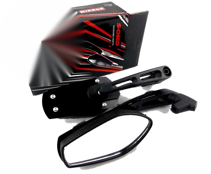 Suzuki GSX250T Black Rear View Mirrors (1983)
