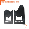 Isuzu D-Max TF Ute 4WD 4X4 Off-Road Black Rubber Mud Flap Splash Guard