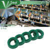 Make Model Oil Seal / 16x26x8mm / TPU Rotary Shaft Seal Green 5 Pcs