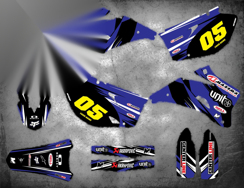 Yamaha YZF 250 Custom Graphics Full Kit (2008)