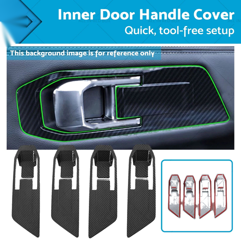 Mitsubishi Triton L200 Carbon Fiber Inner Door Handle Cover (2023-2025)