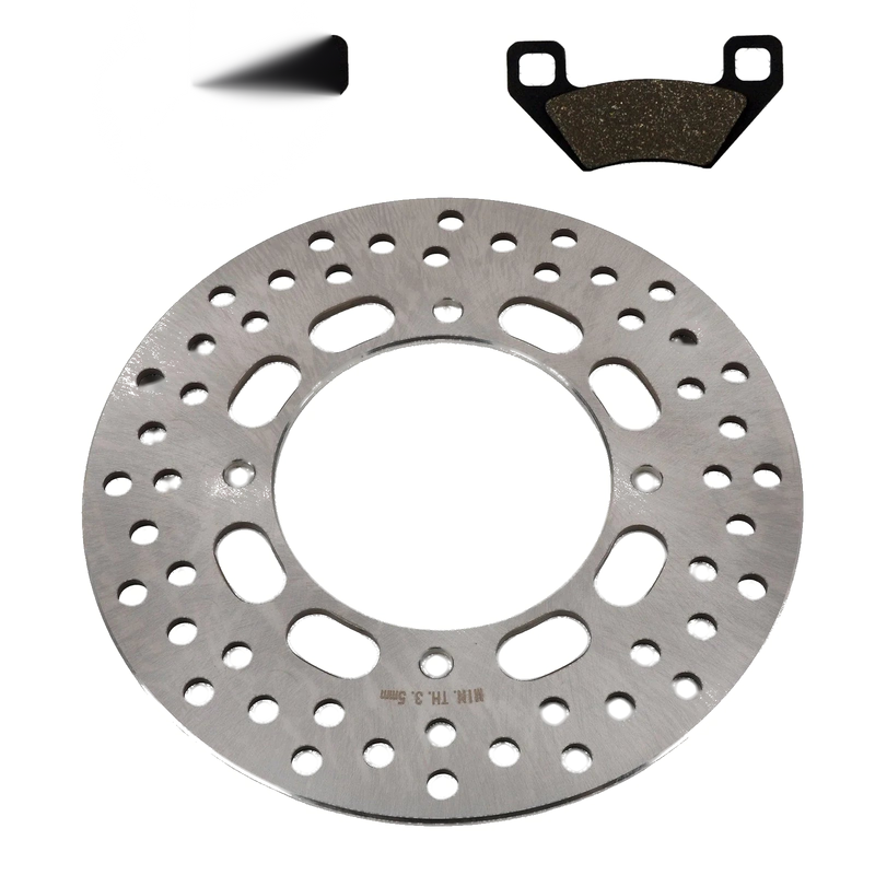 Arctic Cat 425 4x4 Utility Rear Brake Rotor & Semi-Metallic Pads (2011–2012)