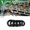 Make Model Oil Seal / 32x52x10mm / Rotary Shaft Seal NBR Rubber Black