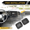 Ford Maverick Carbon Fiber Dashboard Air Vent AC Outlet Cover (22-24)