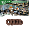 Car Oil Seal 15x30x10mm FKM Rubber 5 Pcs